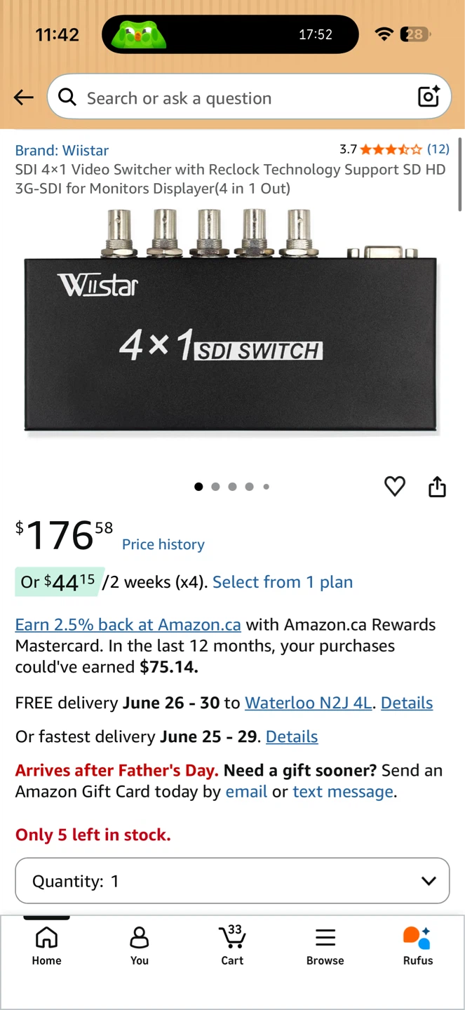Wiistar SDI 4x1 Video Switcher – NEW 🔥
