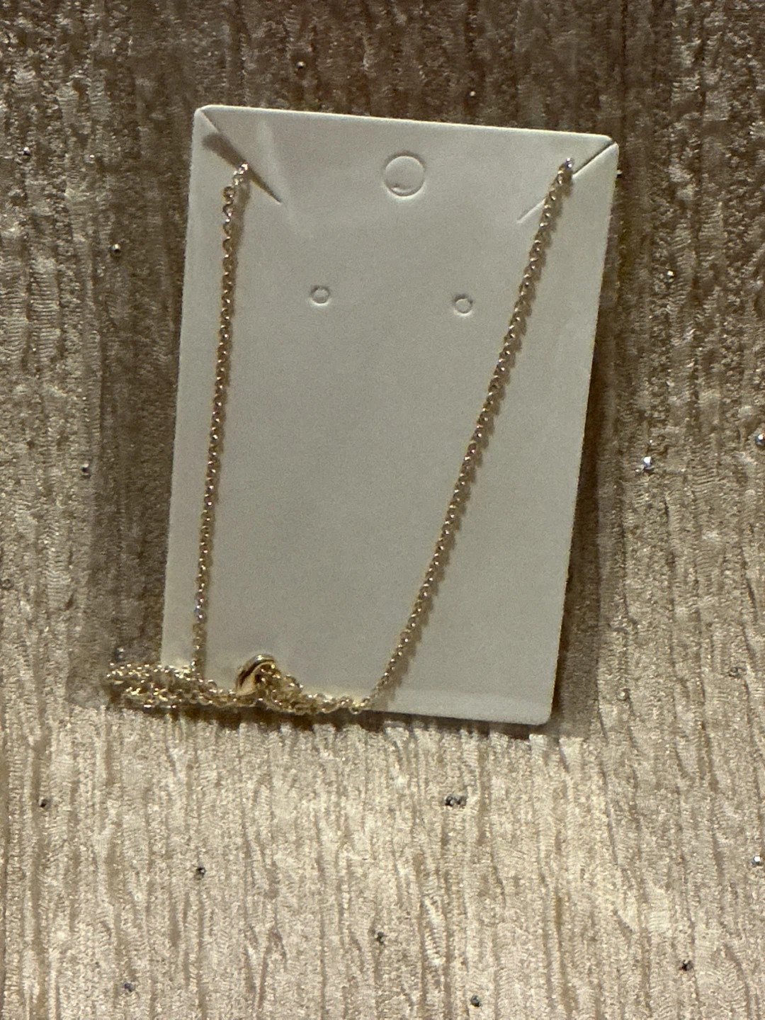 Gold Tone Necklace with Family Charm - photo 2