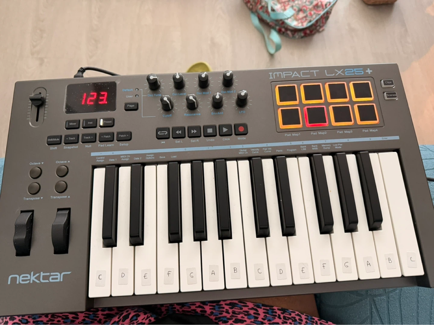 Nektar Impact LX25+ USB MIDI Controller Keyboard