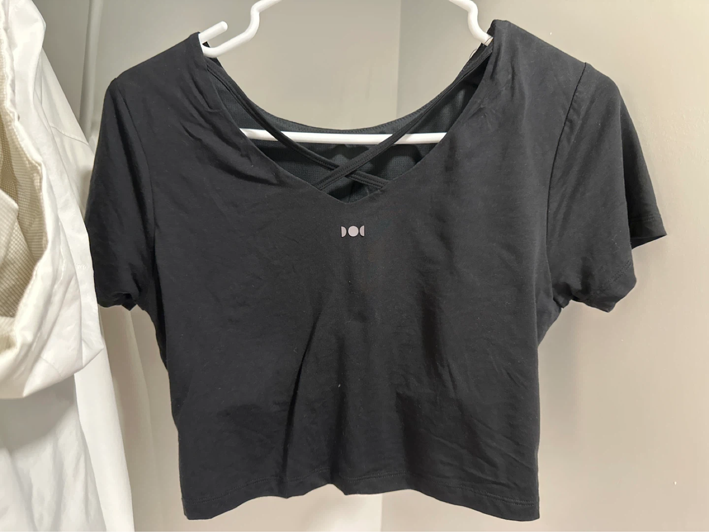 ⚽️Black Cropped T-Shirt