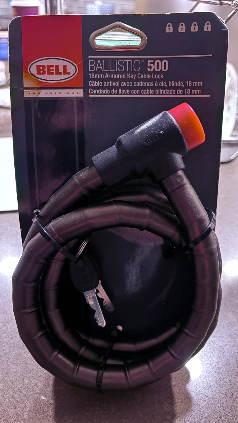 Bell Ballistic 500 Armored Bike Lock 18mm – Level 4 Security