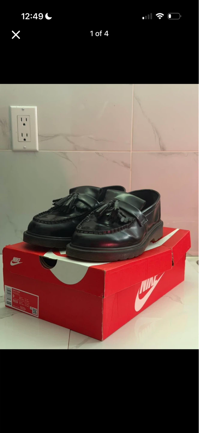 Dr. Martens Black Tassel Loafers