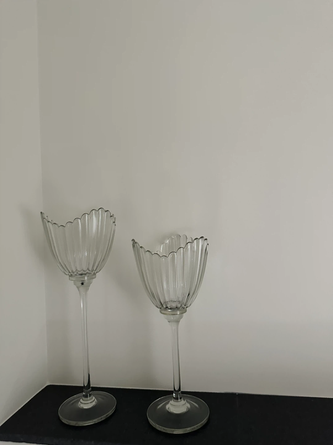 2 Rare Art Decor Candle Holder. Tulip shape. - photo 2