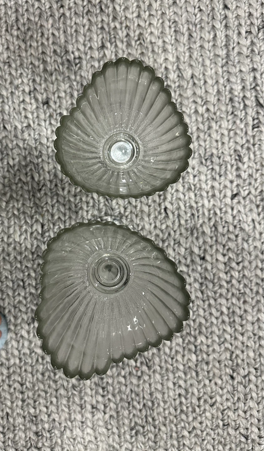 2 Rare Art Decor Candle Holder. Tulip shape. - photo 3