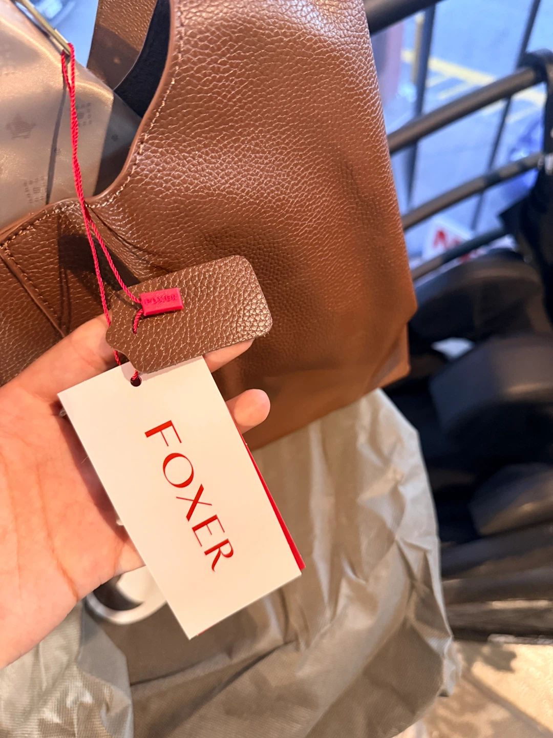 Foxer Brown Leather Hobo Bag - photo 3