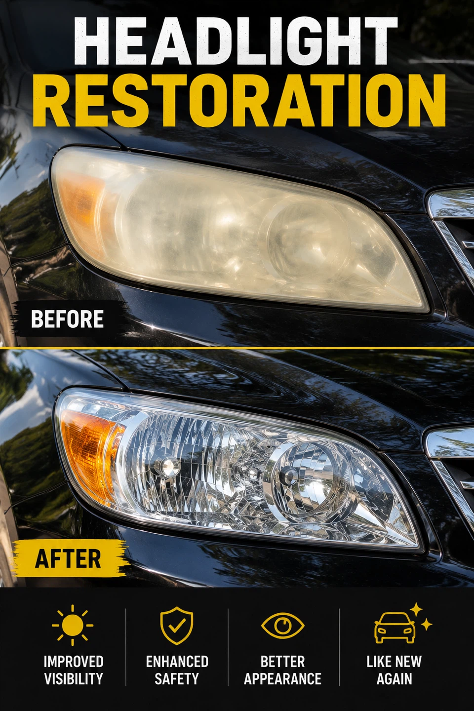 headlight restoration - photo 2