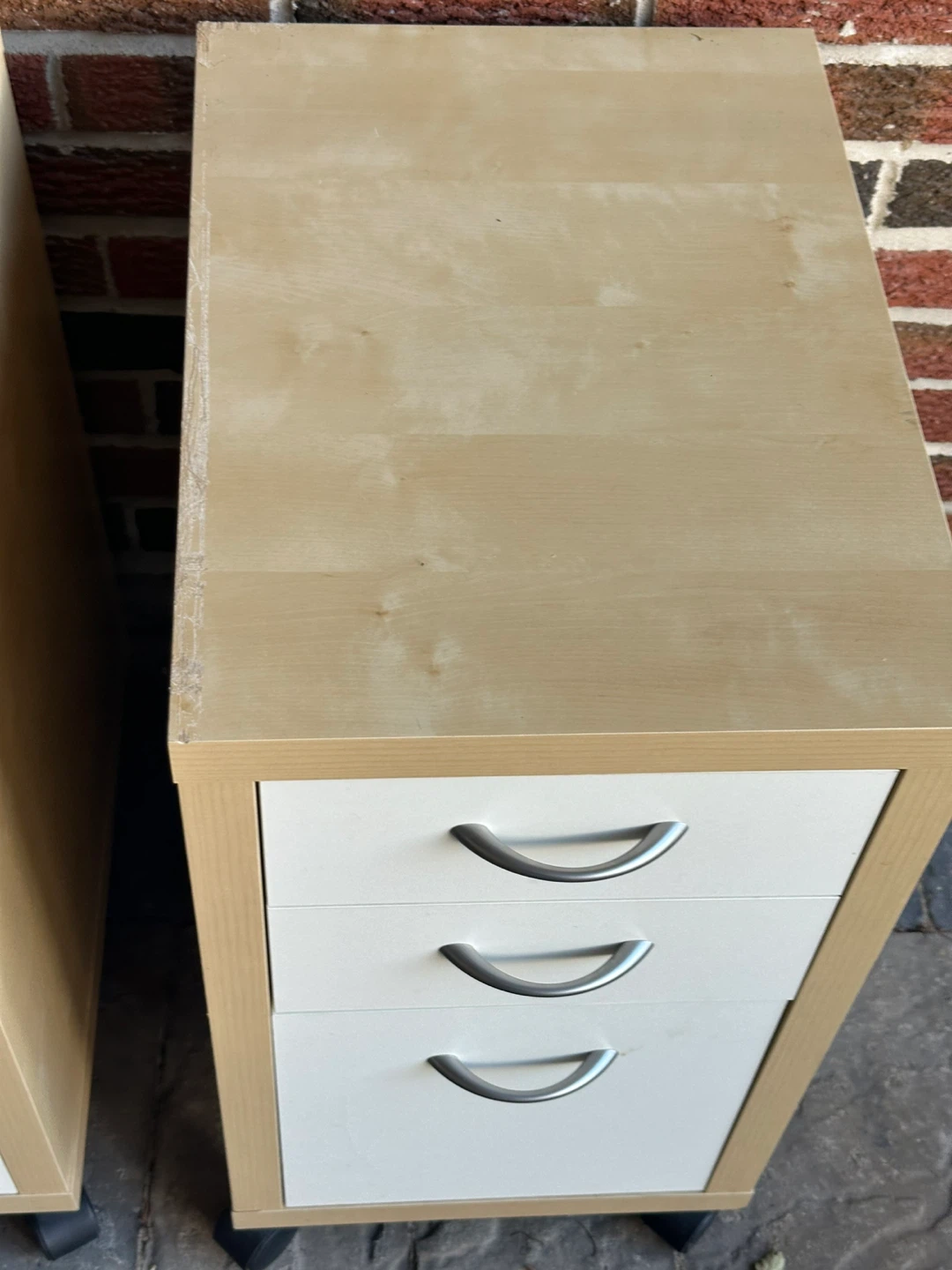 3-Drawer Rolling File Cabinet - photo 3