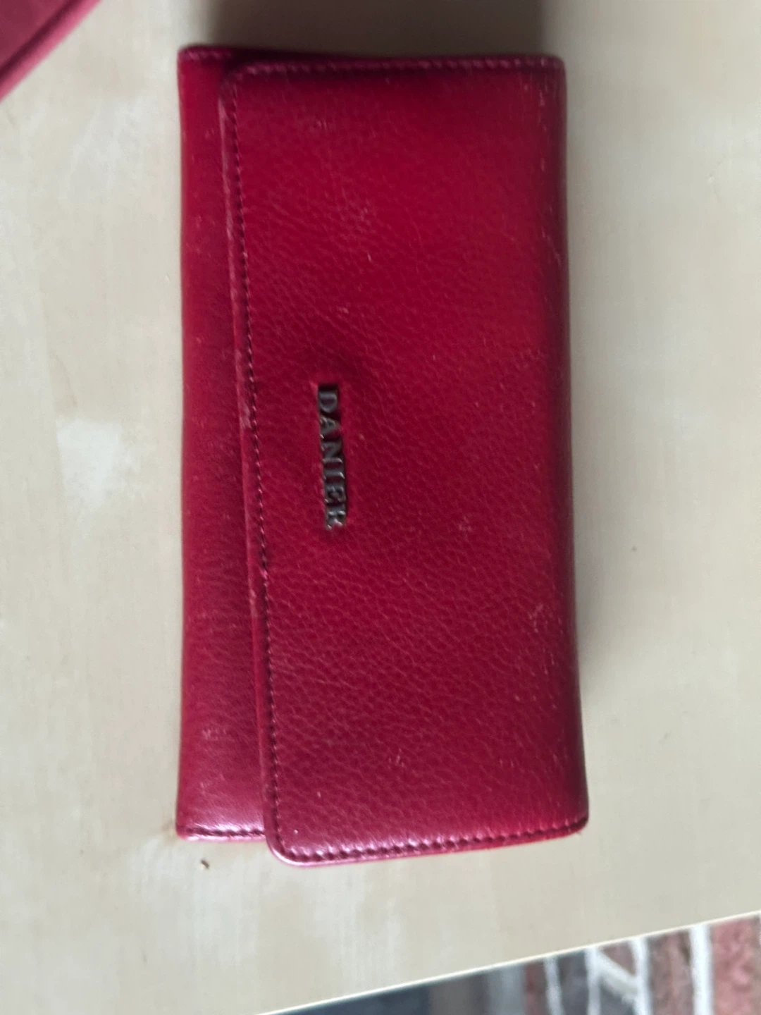 DANIEL Red Leather Crossbody Bag & Wallet Set - photo 5