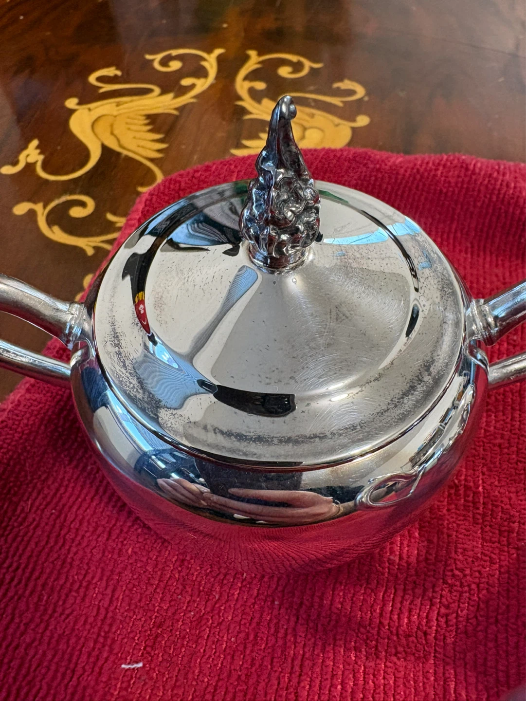 F.B Rogers Silver Plated Sugar Bowl and Creamer Set⚽️ - photo 3