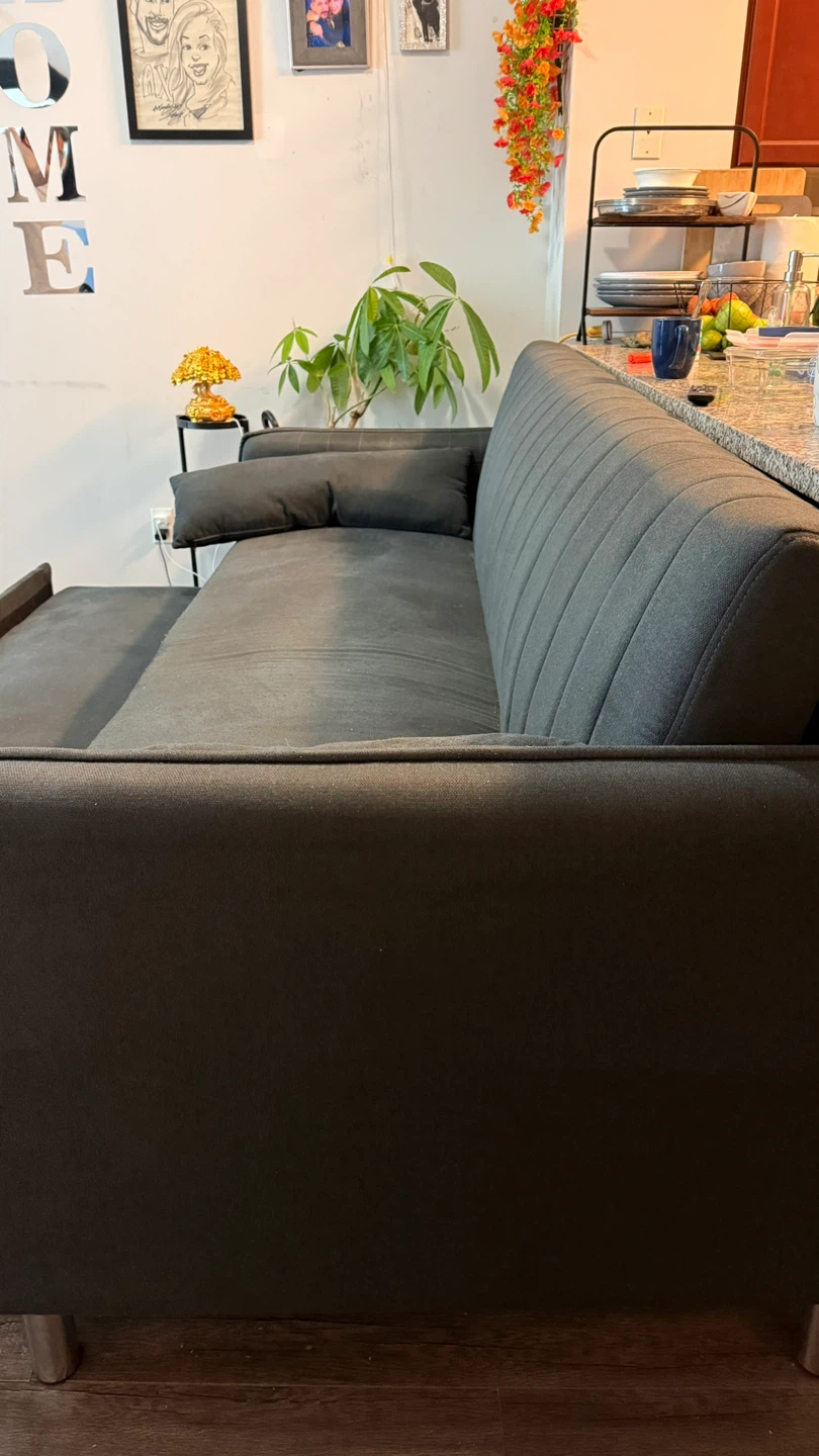 Grey Sofa Bed with Pull-out - photo 4