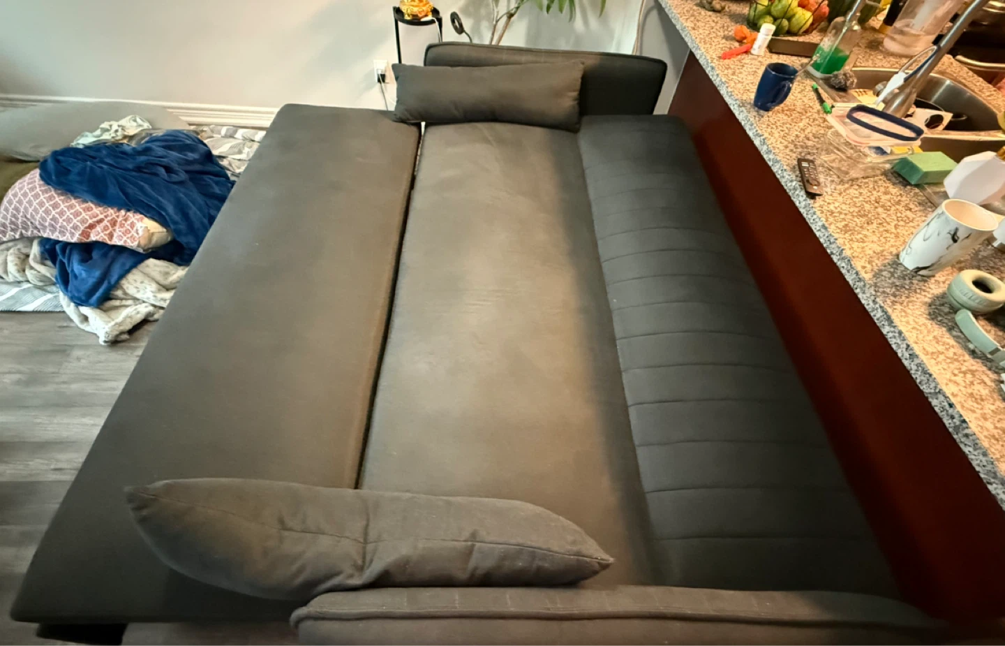Grey Sofa Bed with Pull-out - photo 5