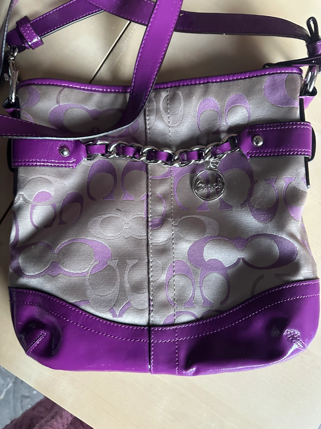 Coach Signature C Crossbody Bag - Purple - photo 3