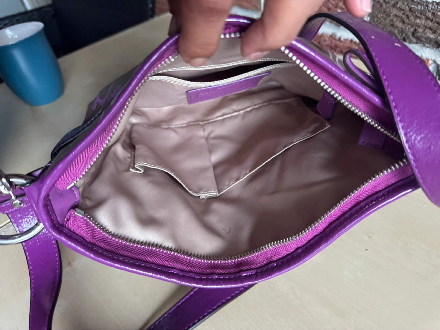 Coach Signature C Crossbody Bag - Purple - photo 4