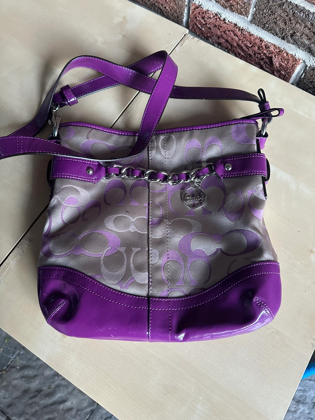 Coach Signature C Crossbody Bag - Purple - photo 2
