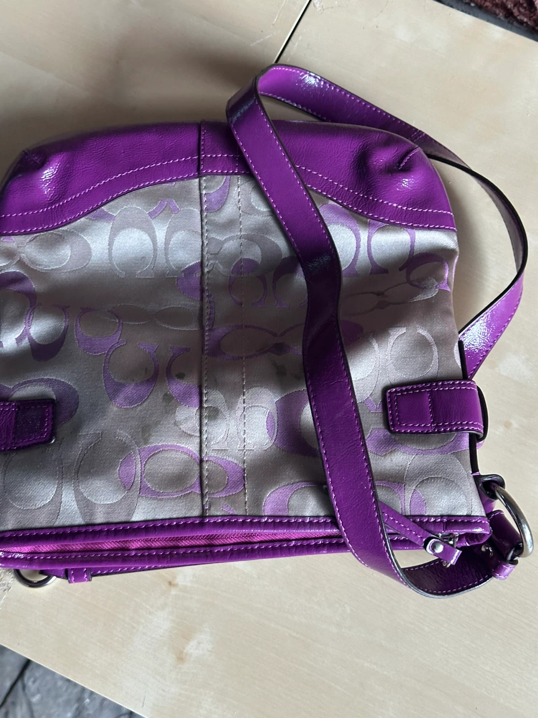 Coach Signature C Crossbody Bag - Purple - photo 5