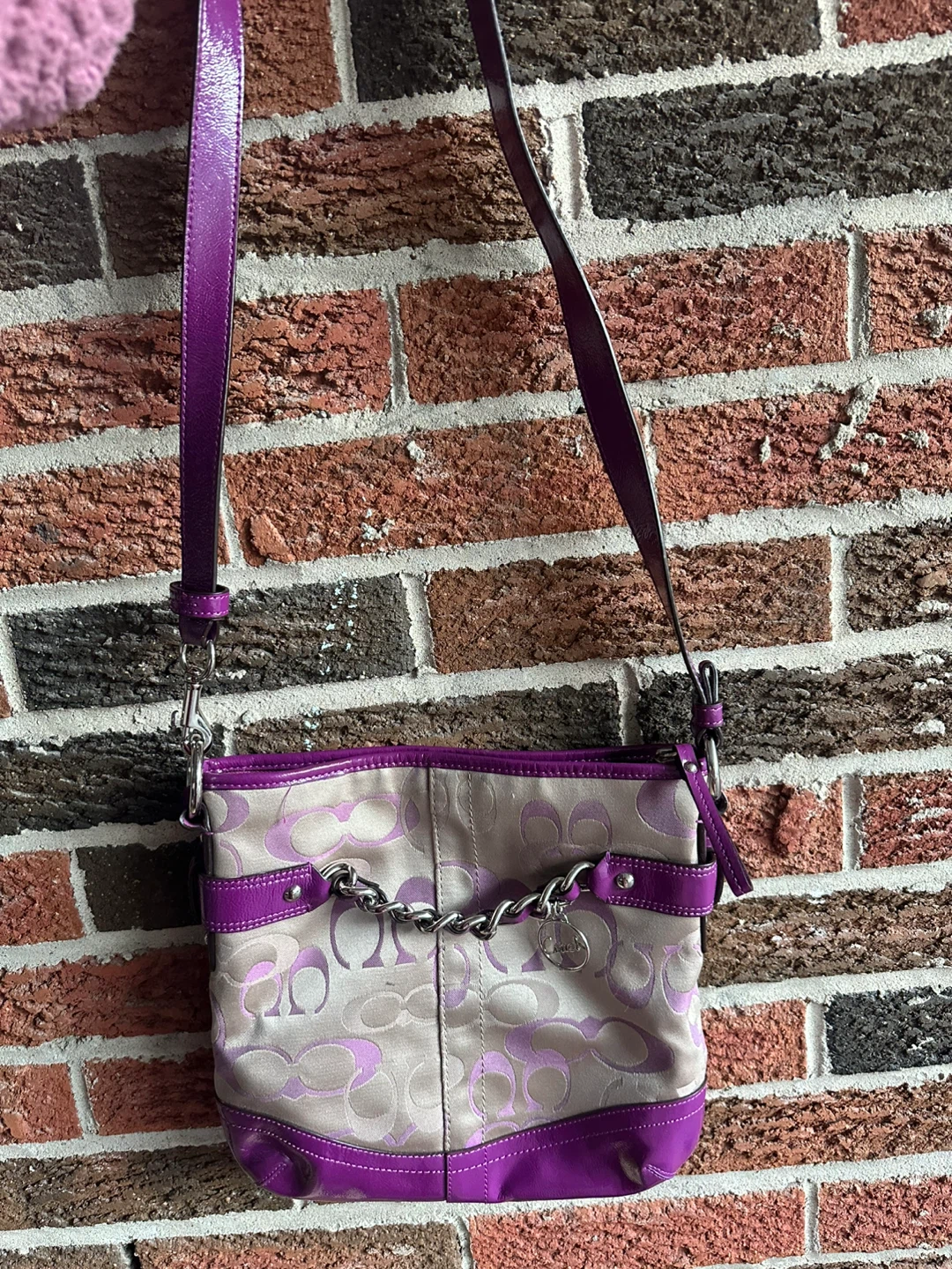 Coach Signature C Crossbody Bag - Purple