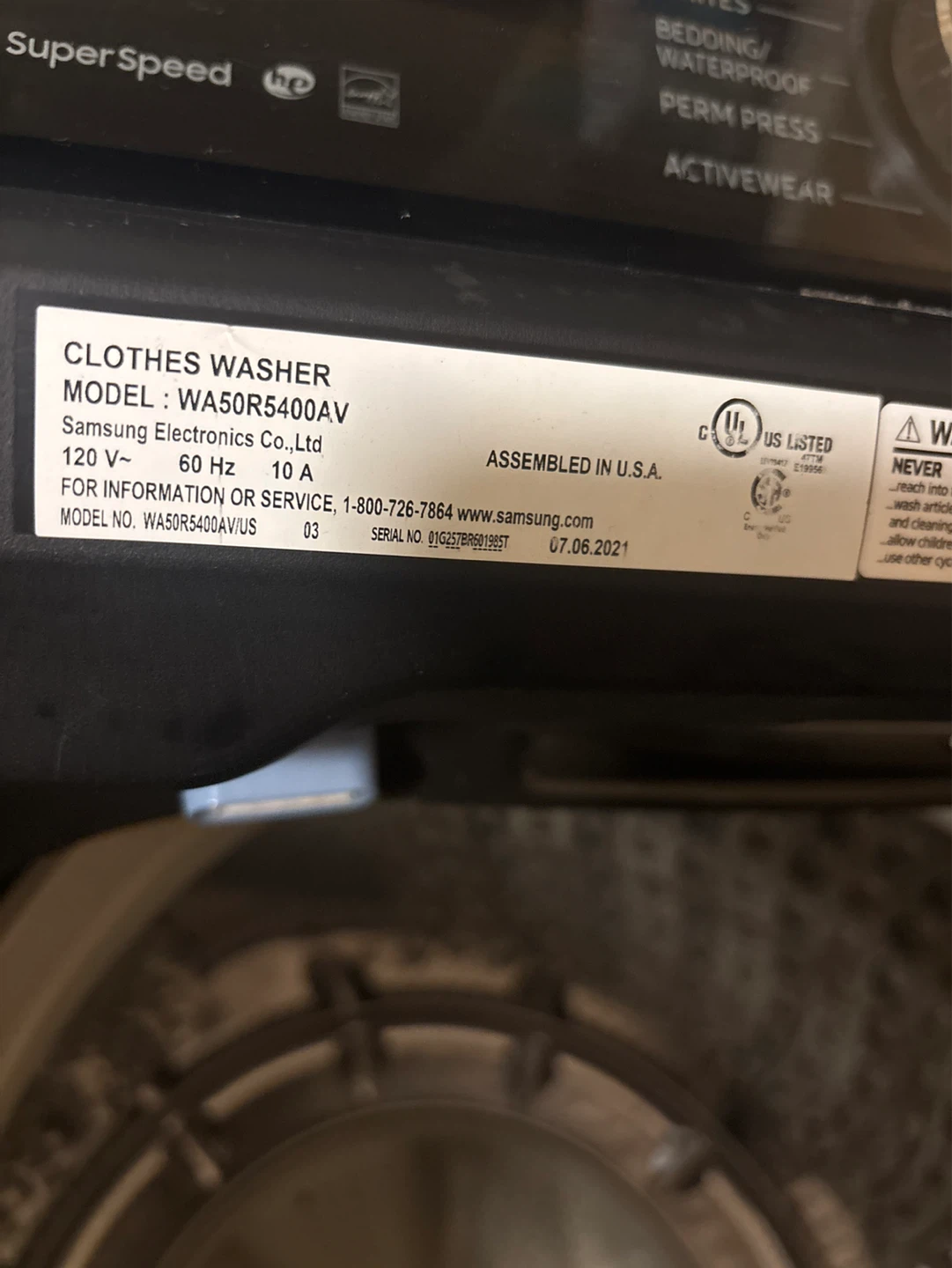Samsung Washer & Dryer Set – $650 - photo 2