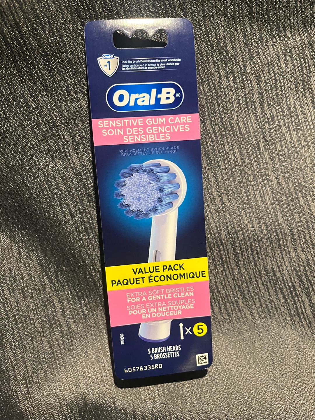 Oral-B Sensitive Gum Care Replacement Brush Heads - 5 Pack