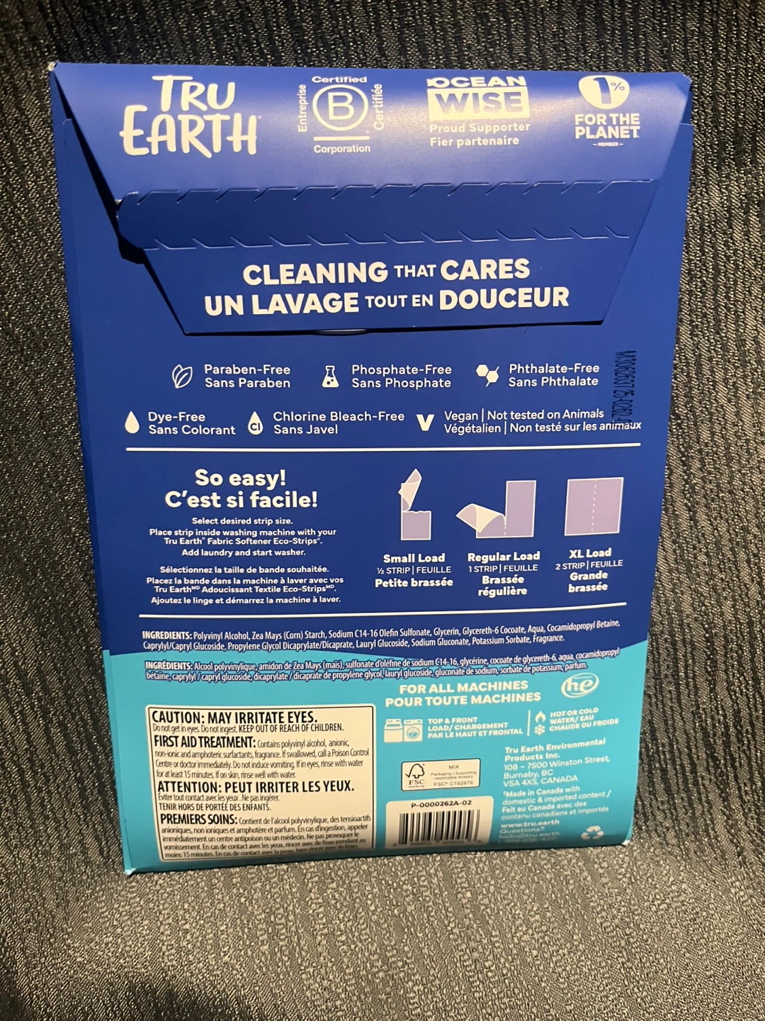 Tru Earth Laundry Detergent Sheets - Fresh Linen (64 Eco-Strips) - photo 2