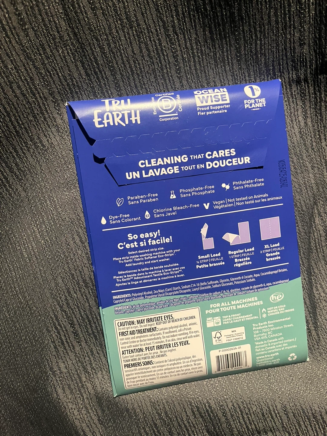 Tru Earth Laundry Detergent Eco-Strips Fragrance Free (64 count) - photo 2