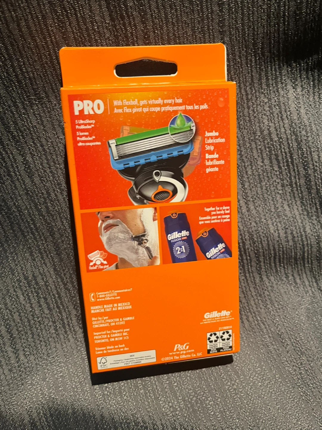 Gillette Fusion5 ProGlide Razor with 2 Cartridges - photo 2