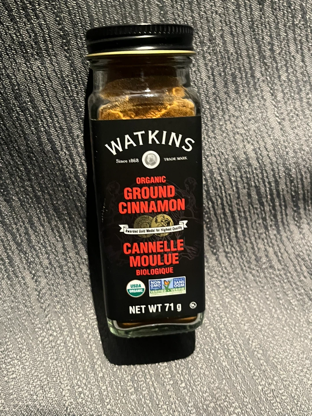 Watkins Organic Ground Cinnamon 71g
