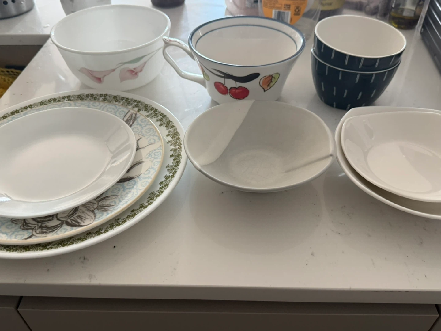 Mixed Set of Bowls, Plates, and Cup - photo 2