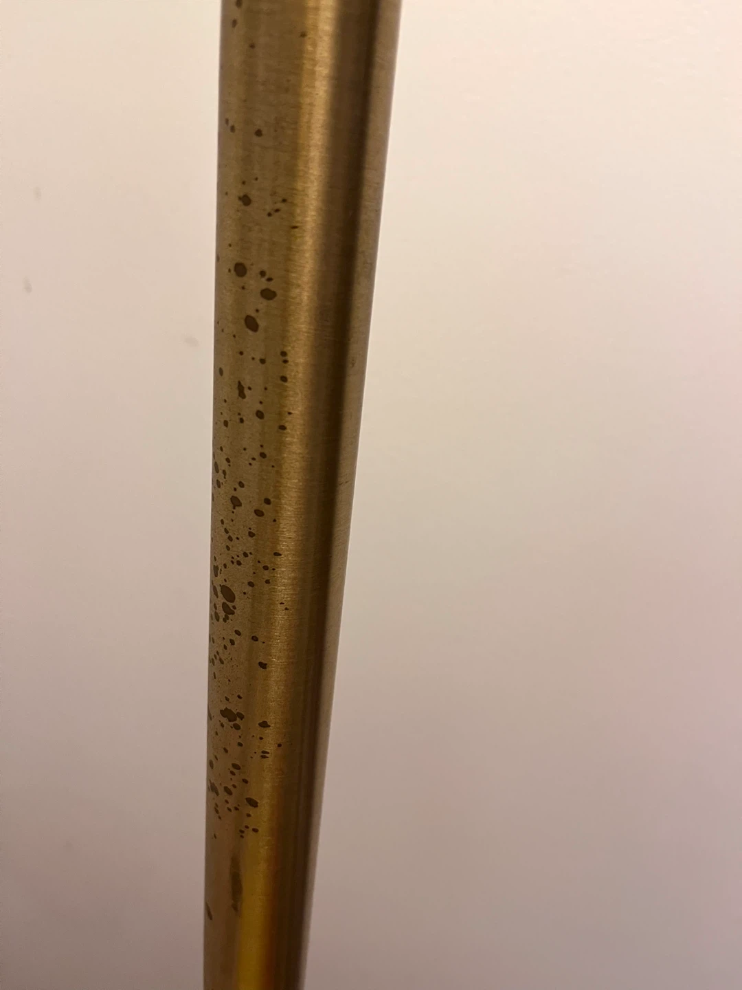 ⚽️*MOVING SALE* Vintage Brass Floor Lamp with Cream Shade - photo 3