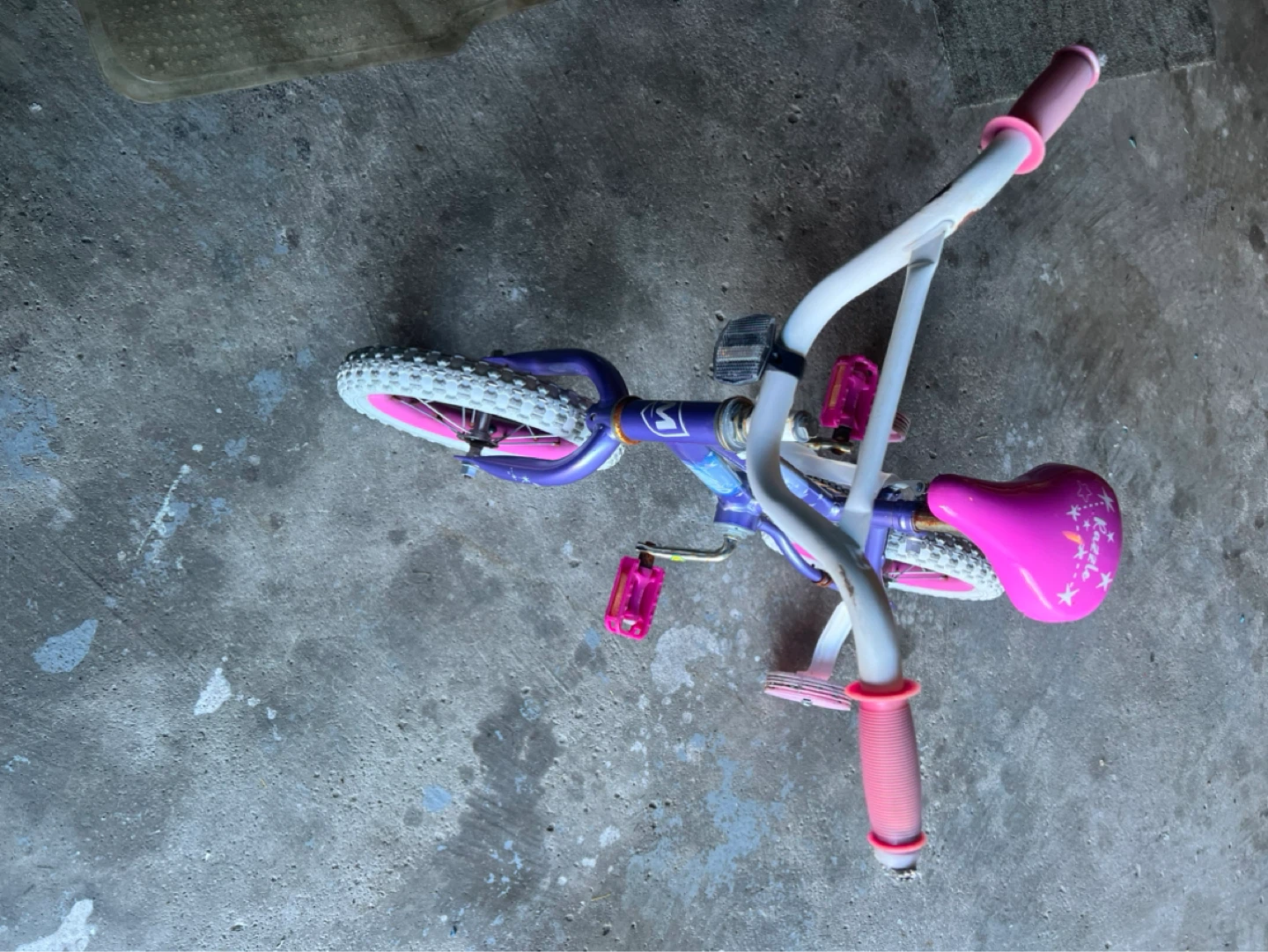 12 inch Kids Purple & Pink Training Bike - photo 3