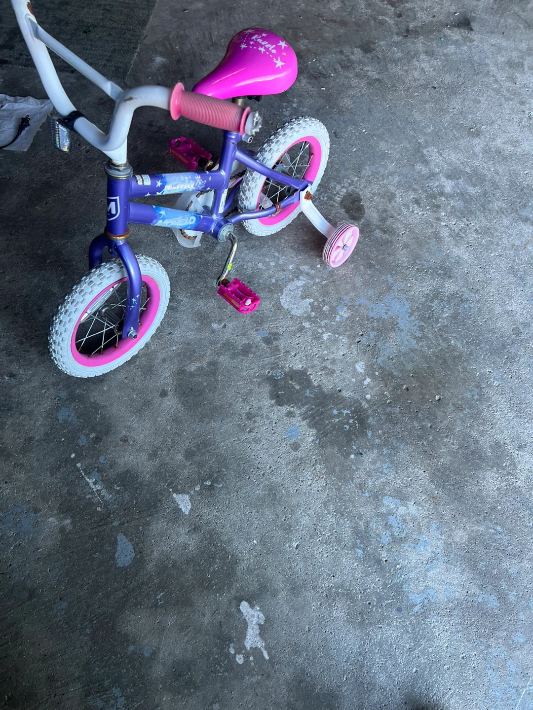 12 inch Kids Purple & Pink Training Bike