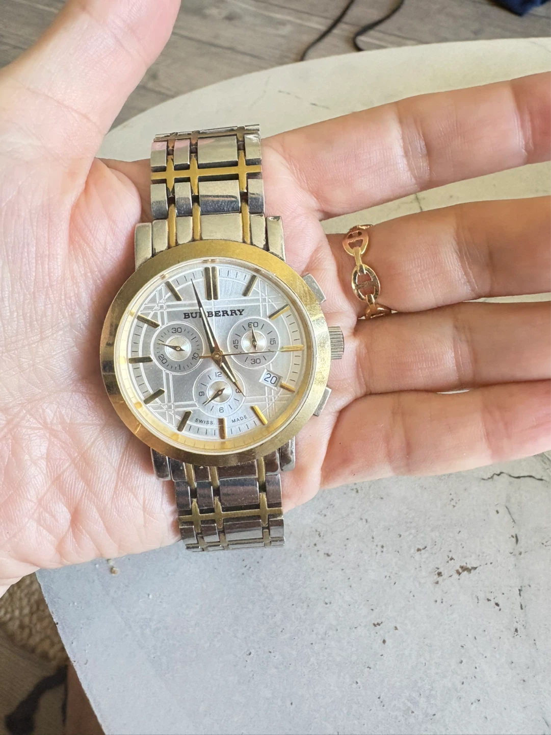 Authentic Burberry Chronograph Watch