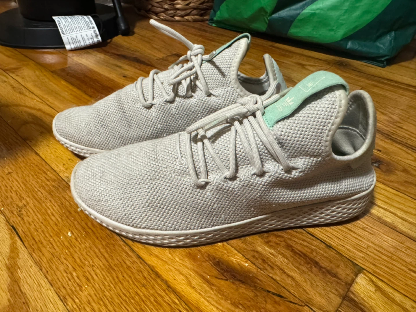 Adidas Pharrell Williams HU Tennis Shoes W7.5/ M6