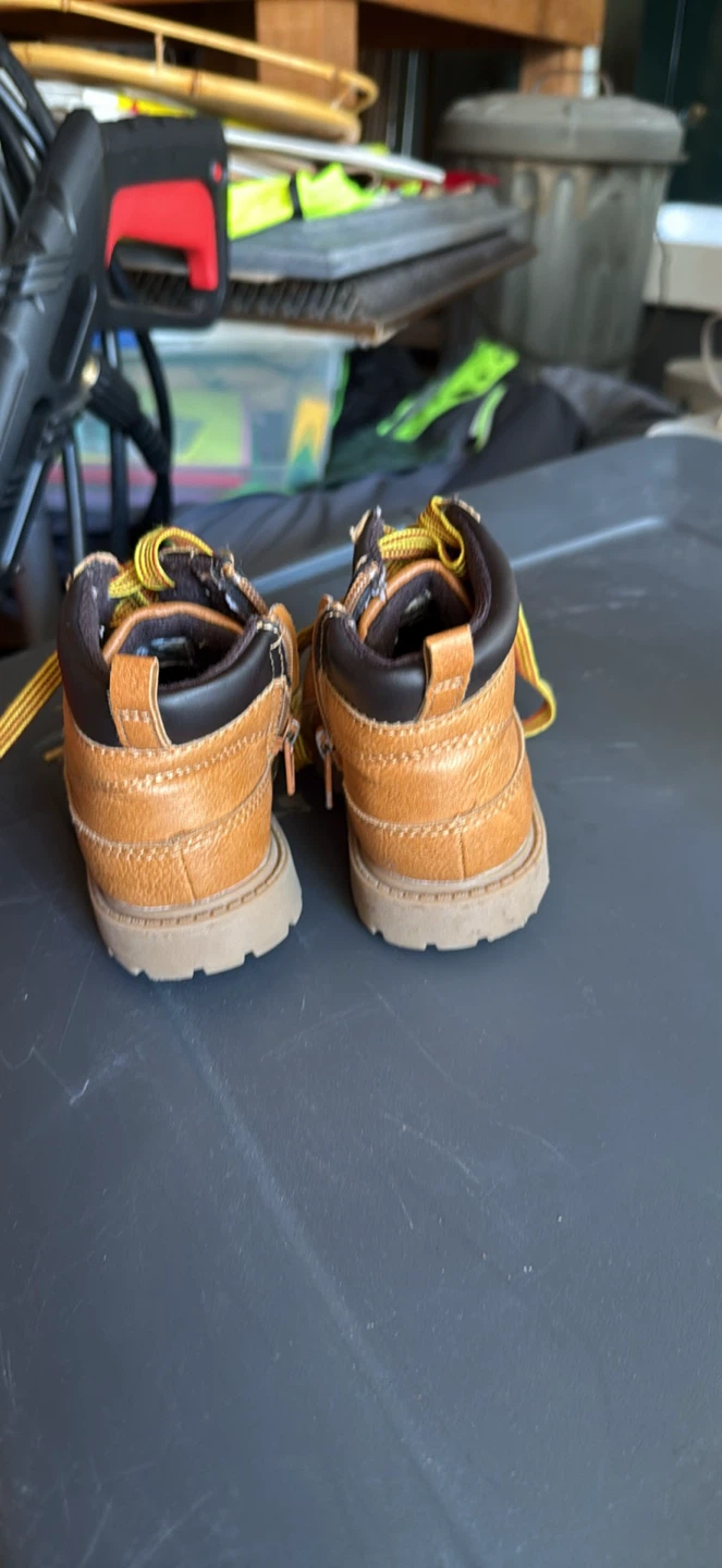 Toddler Boys Tan Lace-Up Boots - photo 3