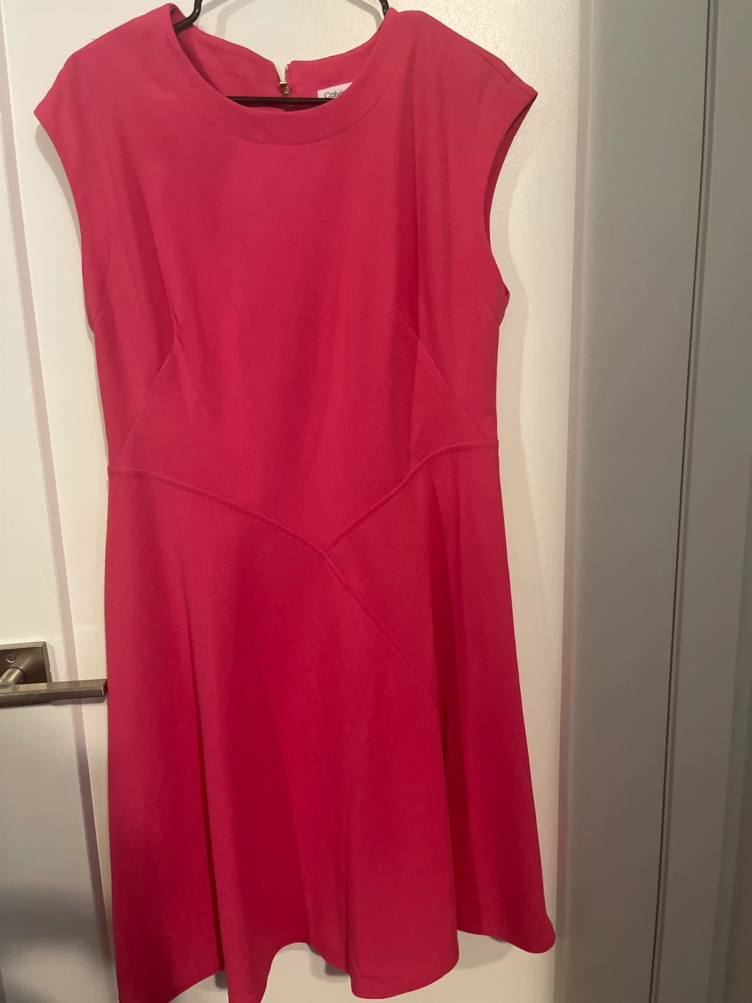 ⚽ Pink Calvin Klein Sleeveless Dress - photo 2