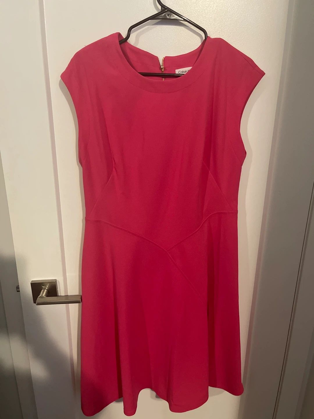 ⚽ Pink Calvin Klein Sleeveless Dress