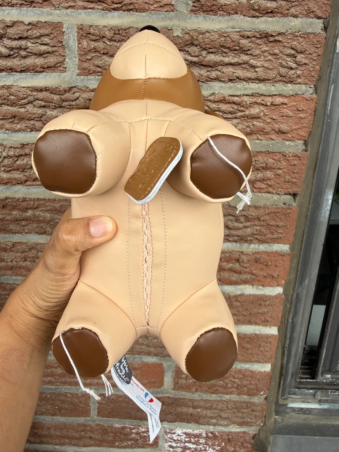 Little big friends Adrien the Dog Vegan Leather Plush toy - photo 5