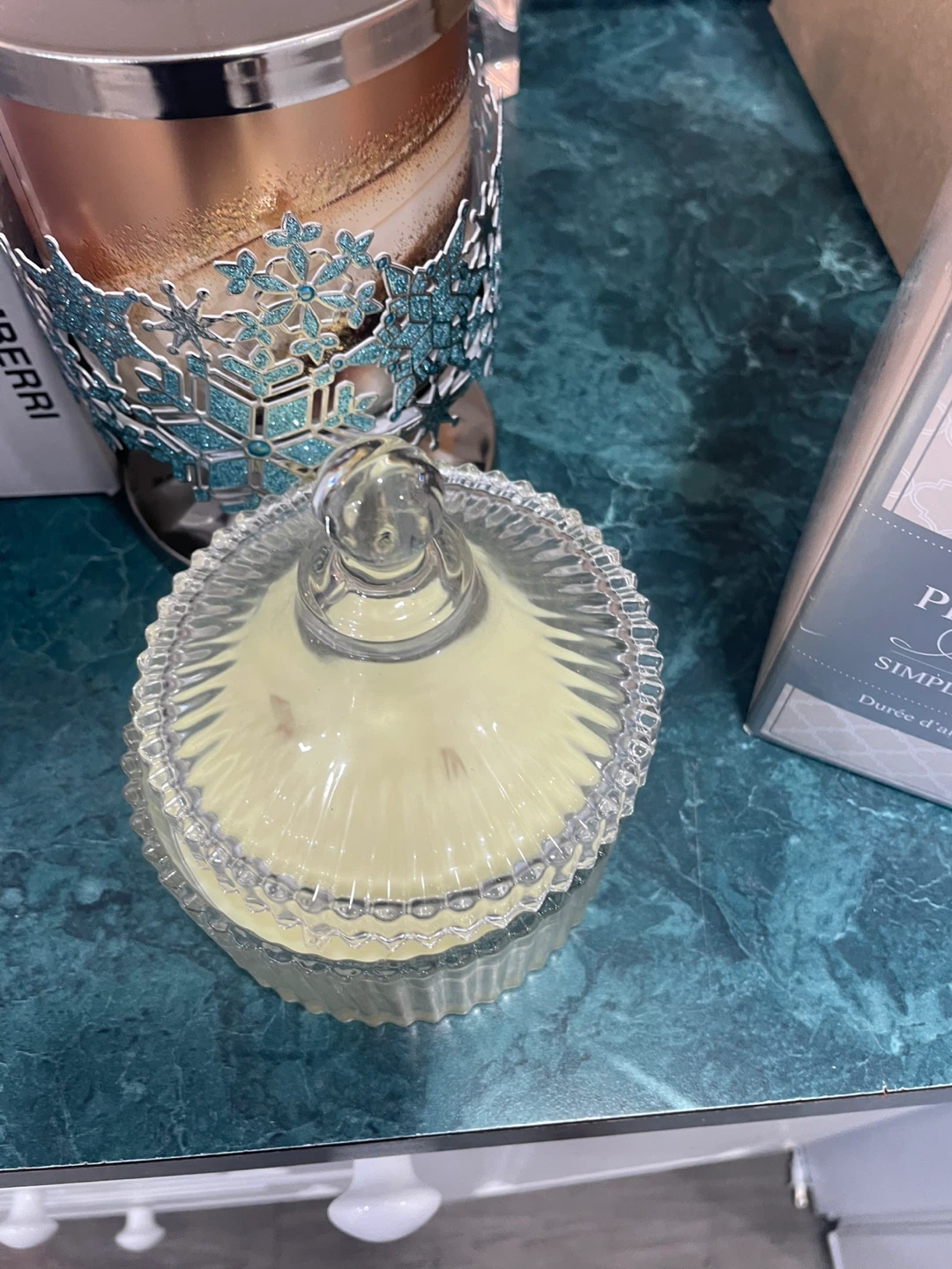 Glass Jar Candle with Lid - photo 2