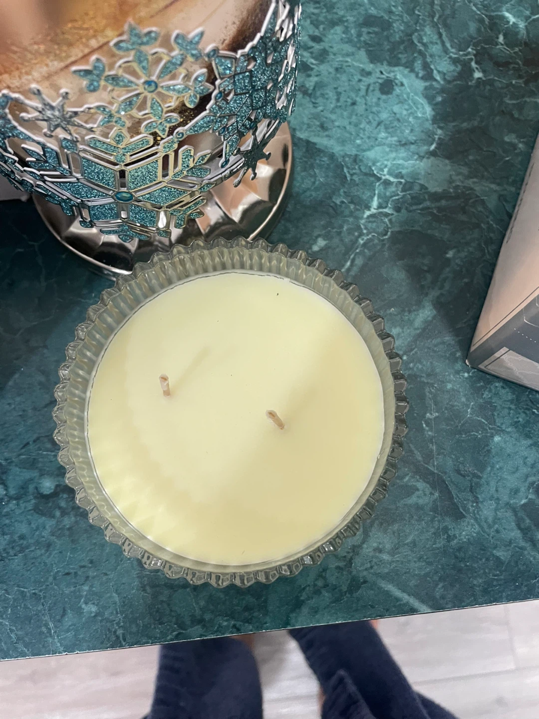 Glass Jar Candle with Lid