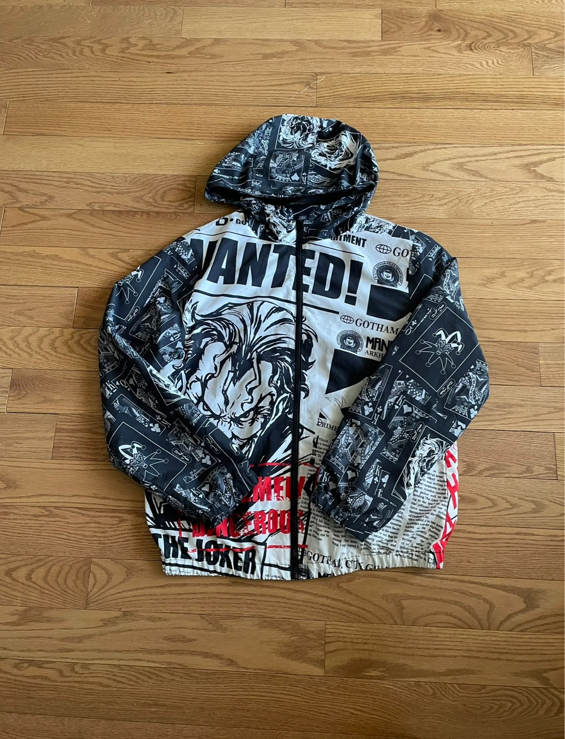 The Joker Wanted! Graphic Print Hoodie