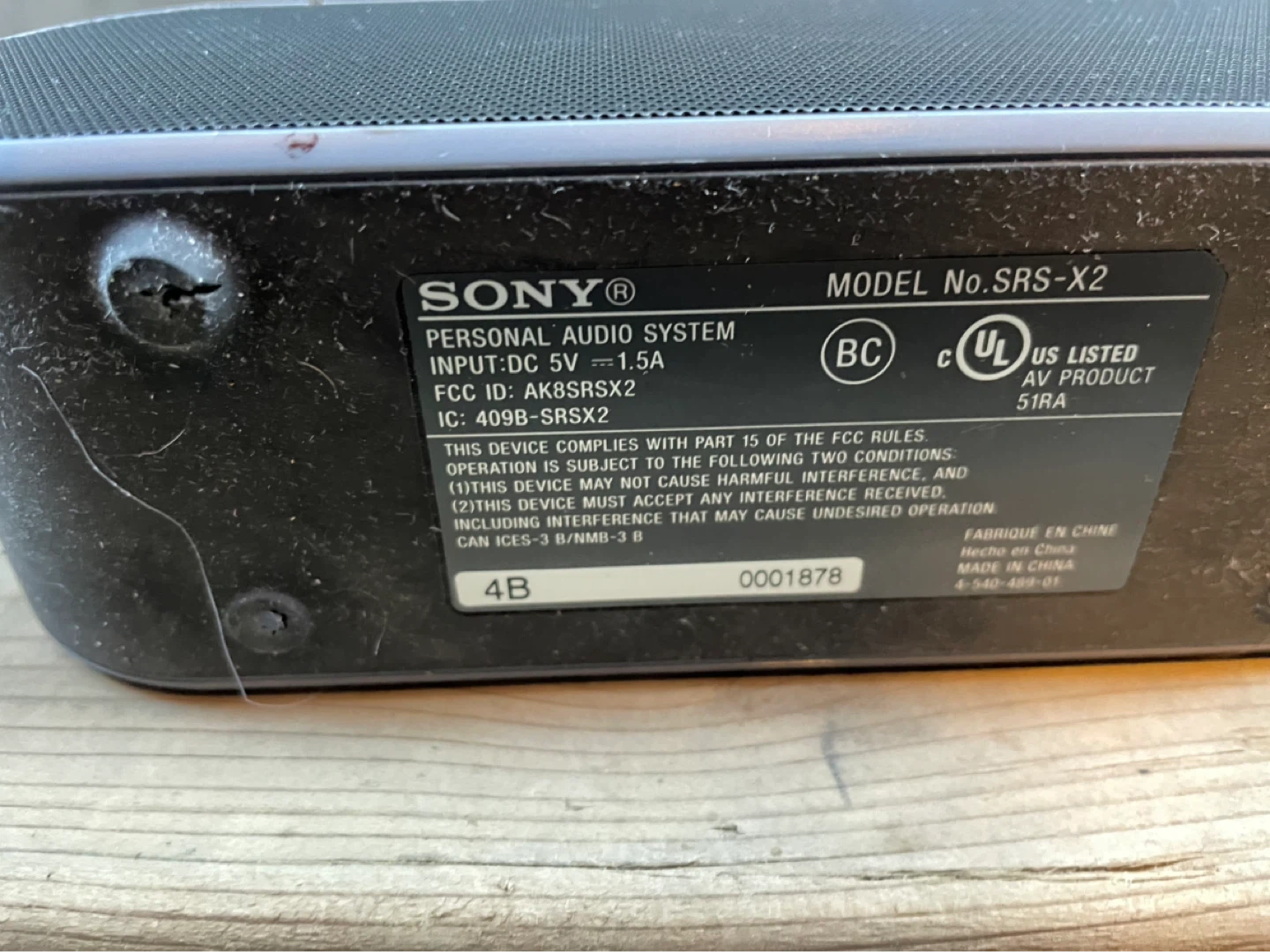 Sony Bluetooth speaker srs-x2 - photo 4