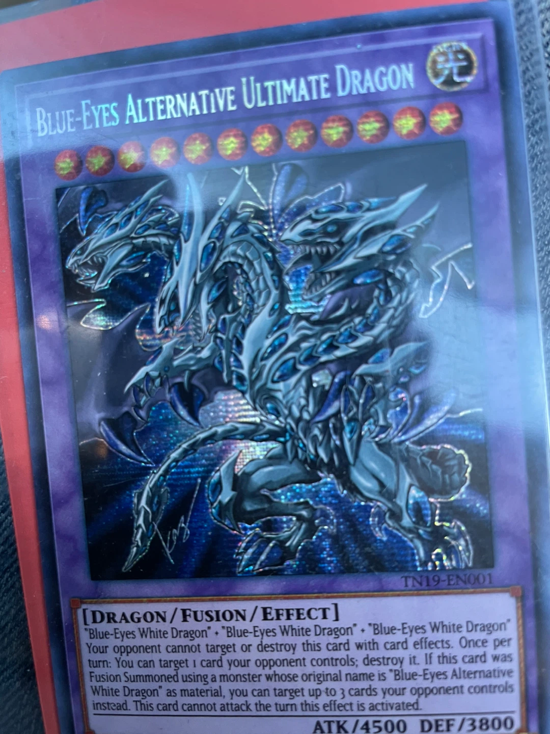 Blue-Eyes Alternative Ultimate Dragon Yu-Gi-Oh! Card