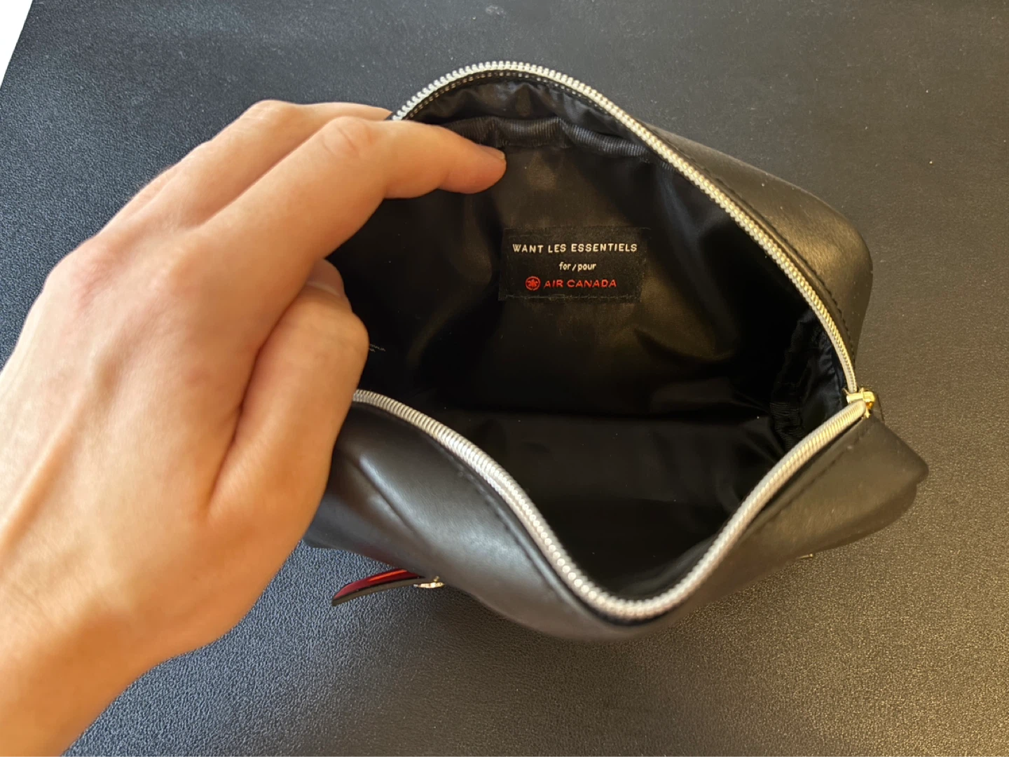 WANT Les Essentiels Black Travel Toiletry / Accessory Bag - photo 3