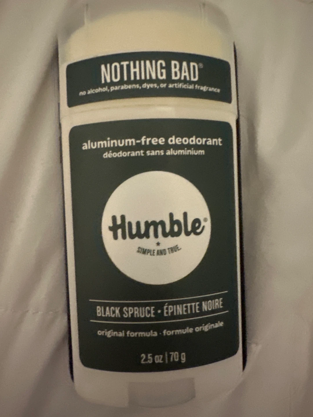 ⚽️Humble Aluminum-Free Deodorant - Black Spruce 70g