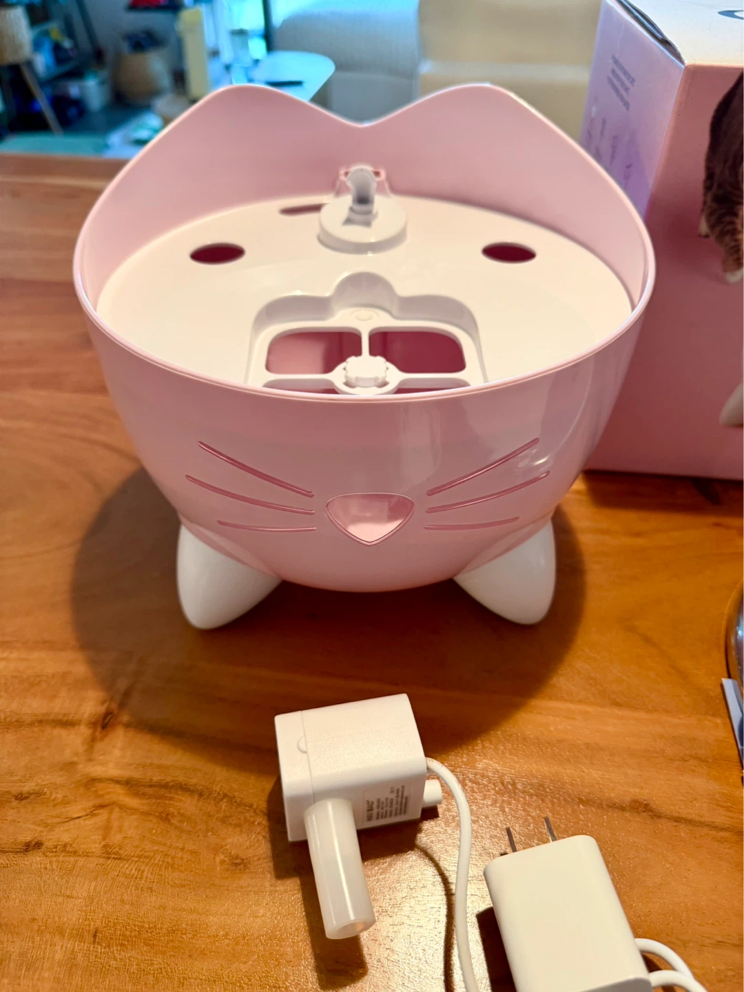 Catit Pixi Pink Stainless Steel Top Pet Drinking Fountain - photo 3