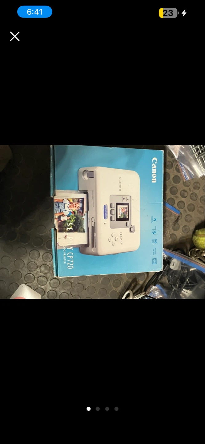Canon SELPHY CP720 Photo Printer