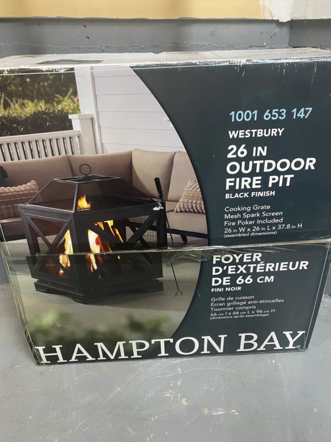 Hampton Bay Westbury 26" Outdoor Fire Pit