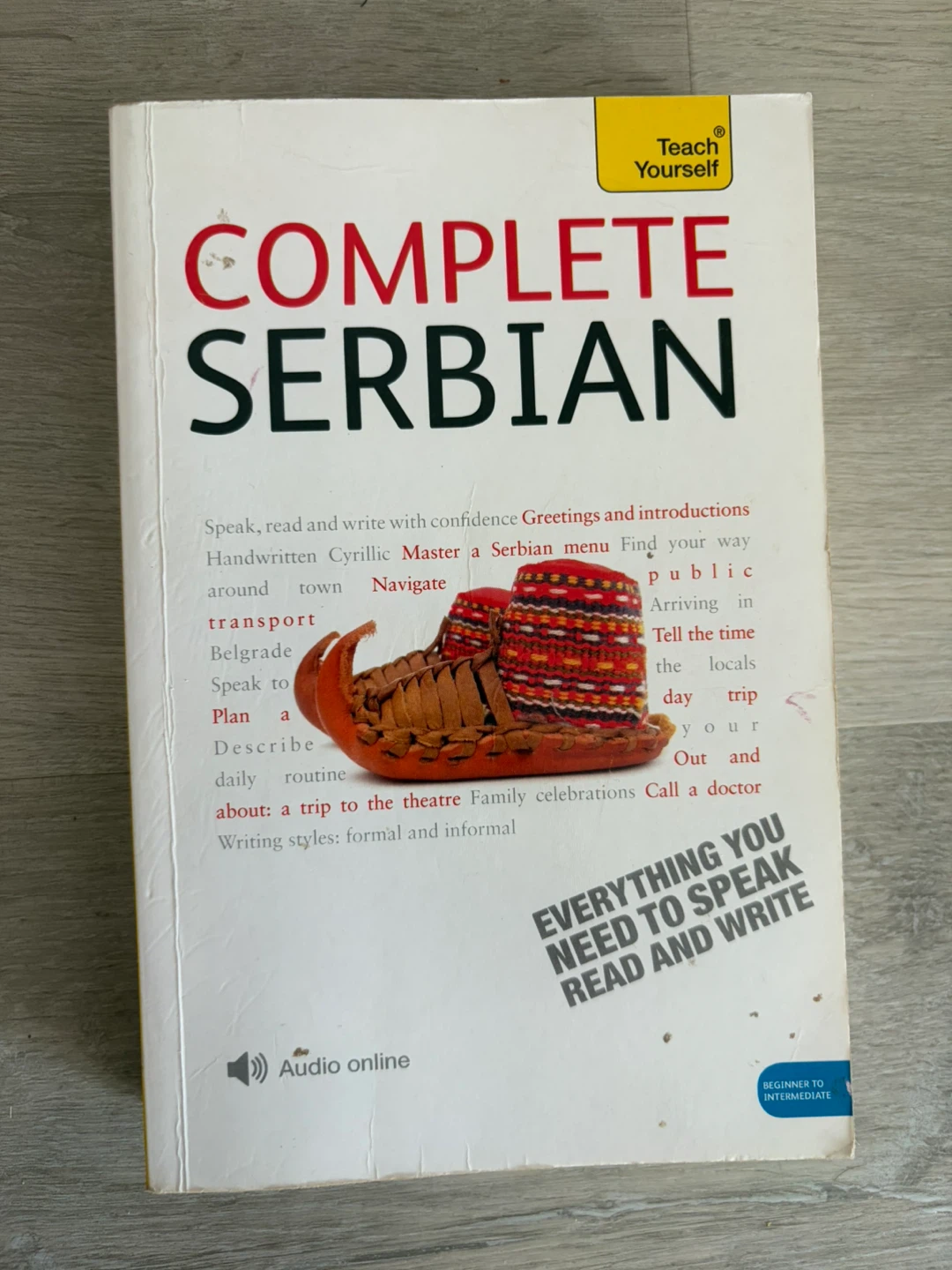 Teach Yourself Complete Serbian Book