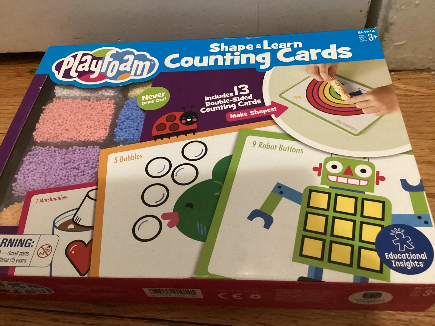 ⚽️ New Playfoam Shape & Learn Counting Cards