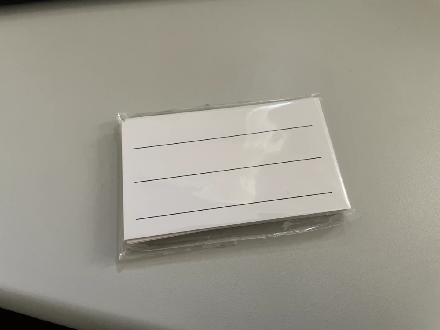 Lined White Cards ⚽