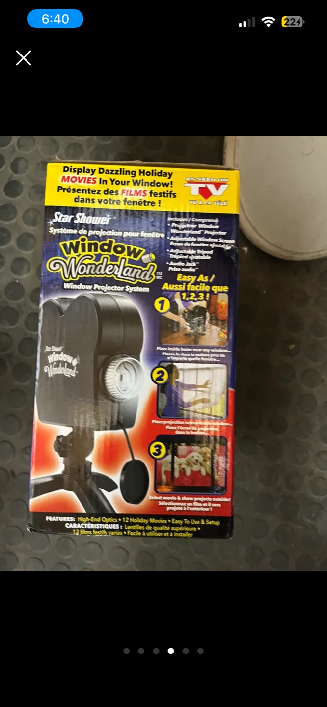 Star Shower Window Wonderland Projector System - photo 3